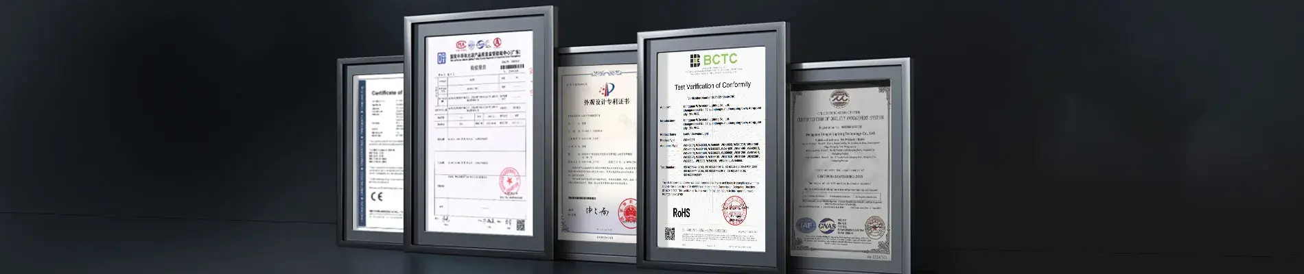 WBovision Outdoor Lighting Fixtures Certifications