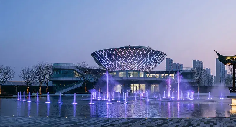 Public Park Fountain Waterproof Underground Light with Dimming Function